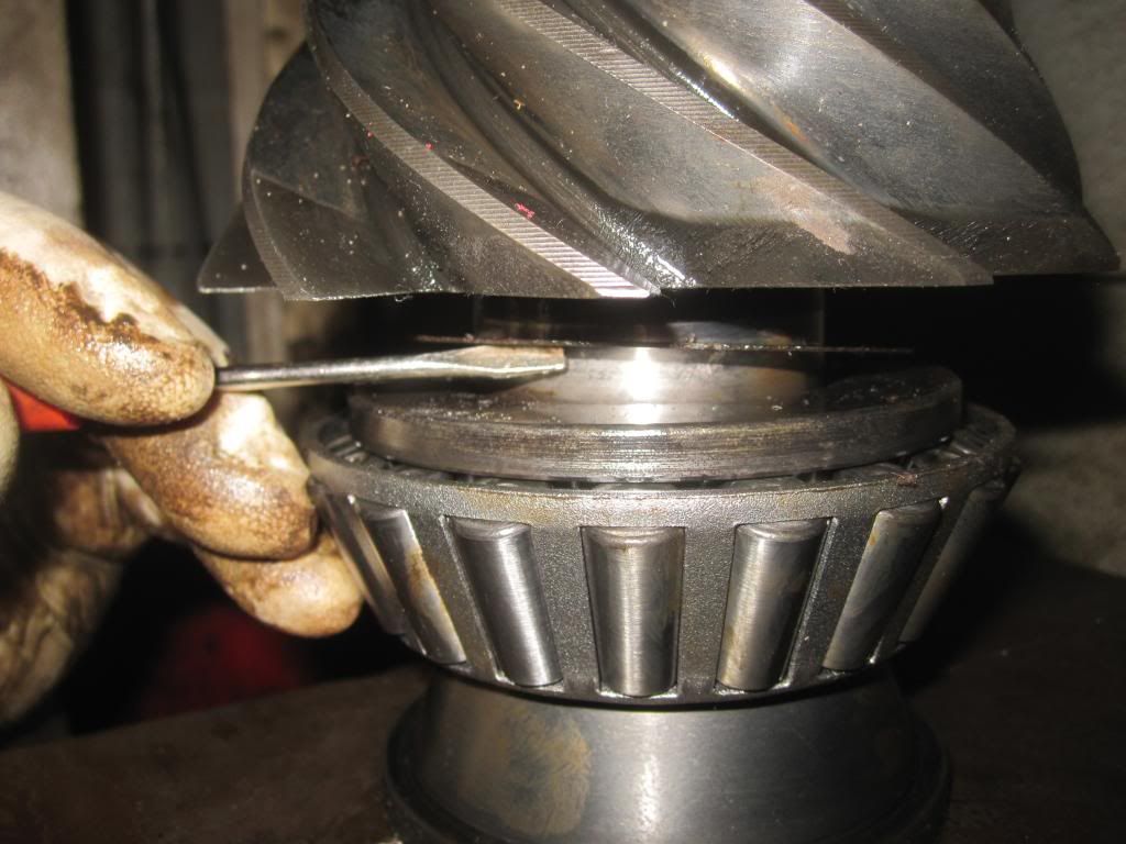 How to replace pinion bearings and carrier/side bearings in 10.5 inch rear differential Ford
